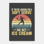 Als je zoekt naar een zachte serve pickleball post-it® notes (Voorkant)