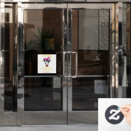 ALS JE ZWEERT VERBRANDE CALORIEËN RAAMSTICKER