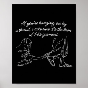 Als jij ' aan een draad hangen, zorg er dan vo poster