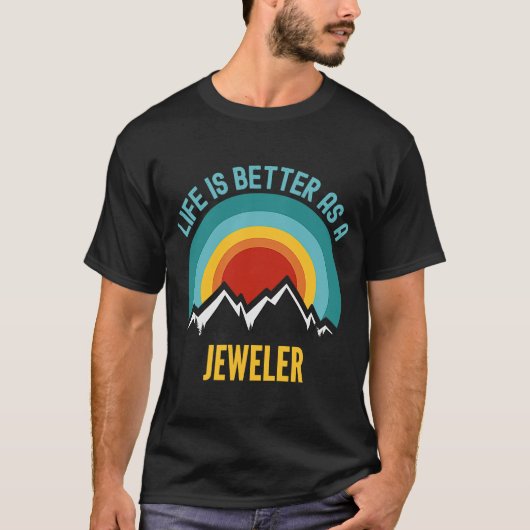 Als juwelier t-shirt (Voorkant)