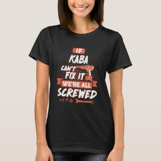 Als KABA het niet kan oplossen, zijn we allemaal i T-shirt