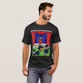 Als katten afstuderen grappige afstudeer meme scho t-shirt (Voorkant volledig)