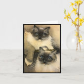 Als katten kunnen praten kaart (Gele Bloem)