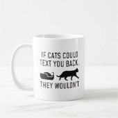 Als katten kunnen tekst koffiemok (Links)