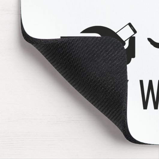 Als katten kunnen tekst muismat (Hoek)