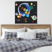 Als Kazimir Malevich Wassily Kandinsky ontmoet Canvas Afdruk (Insitu (Slaapkamer))