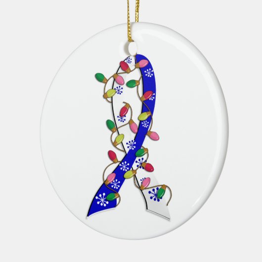 ALS kerstlampje Keramisch Ornament (Links)