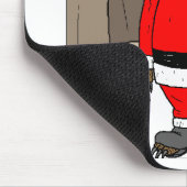 Als Kerstman Beer Leuke Kerstcadeau T-shirts Muismat (Hoek)