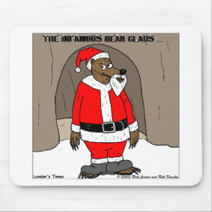 Als Kerstman Beer Leuke Kerstcadeau T-shirts Muismat