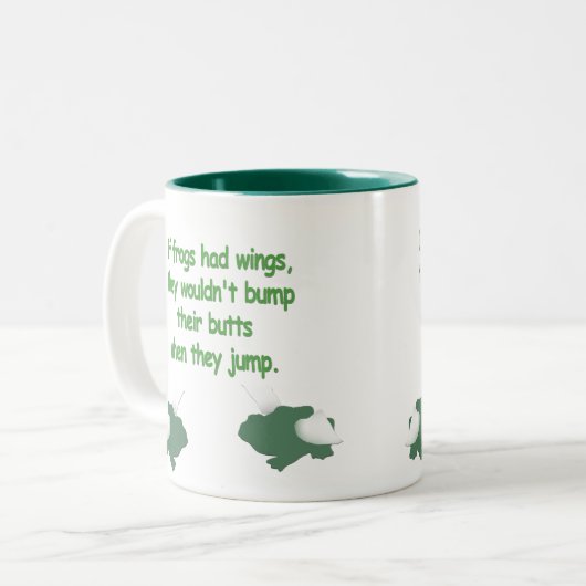 Als kikkers wings hadden... Mok (Voorkant links)