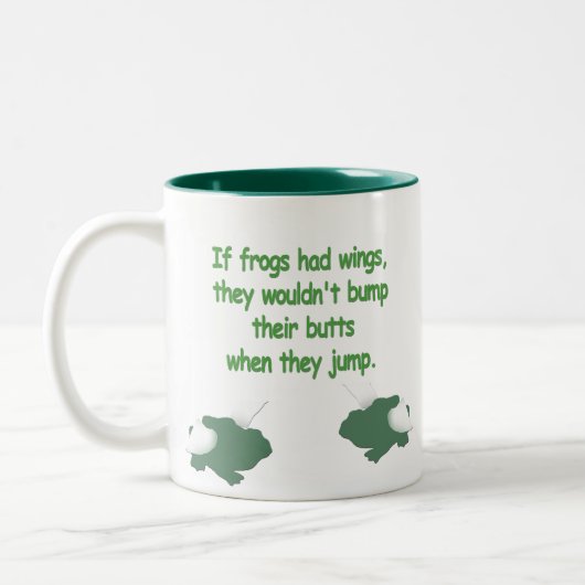 Als kikkers wings hadden... Mok (Links)