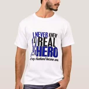 ALS Knew A Hero 2 Husband T-shirt