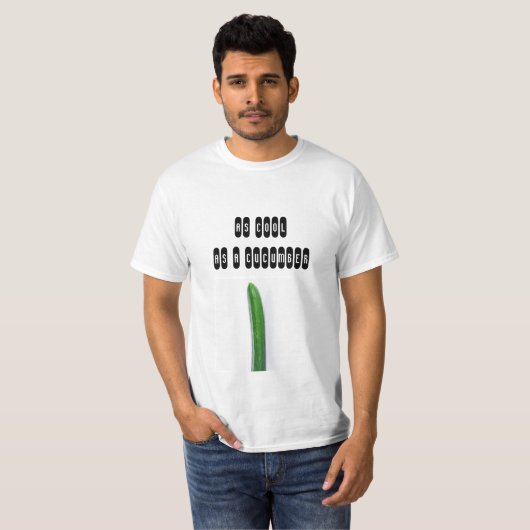 Als komkommer - T-shirt (Voorkant volledig)