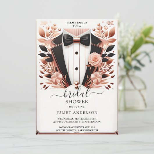 Als kostuum Mannen Tuxedo Bold Zwart Stropdas Vrij Kaart (Staand voorkant)