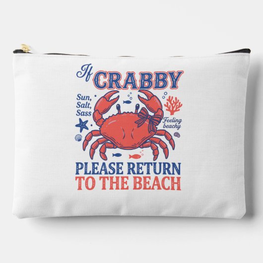 Als Krabbig Alsjeblieft Terug Naar Het Strand Coqu Etui (Voorkant)