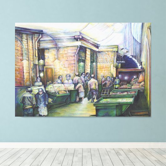 Als kunst vorm ontkent, dan zal Grace IT leveren Canvas Afdruk (Insitu (Houten vloer))