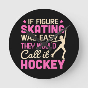 Als kunstschaatsen dat waren, zouden ze het hockey ronde klok