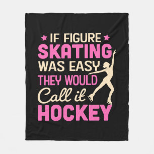 Als kunstschaatsen zo was, zouden ze het hockey no fleece deken