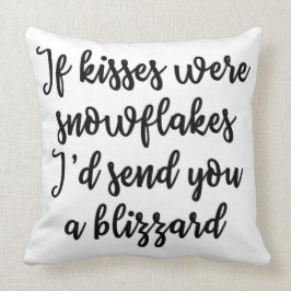 Als kussen sneeuwvlokken waren Pillow