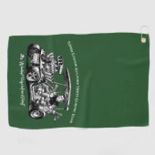 Als Kustom Kulture Kuntry Klub Konventies Ontmoet Golfhanddoek (Horizontaal)