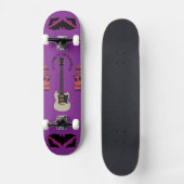 Als lammeren naar de slacht (schedel kroon) persoonlijk skateboard (Voorkant)