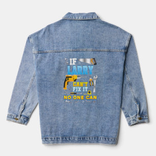Als Larry het niet kan oplossen, kan niemand papa Denim Jacket