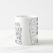 Als leraar Wiskunde heb ik natuurlijk problemen me Magische Mok (Center)