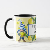 Als live geeft u citroenen kabouters geel blauw mok (Links)