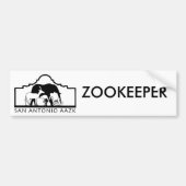 als logo, ZOOKEEPER Bumpersticker (Voorkant)