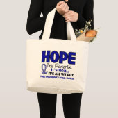 ALS Lou Gehrig's Disease HOPE 1 Grote Tote Bag (Voorkant (product))