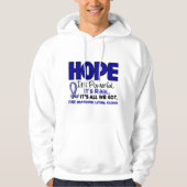 ALS Lou Gehrig's Disease HOPE 1 Hoodie (Voorkant)