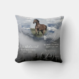 Als Love only Foggy Memorial PHOTO Prayer behandel Kussen