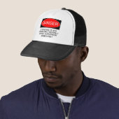 Als machine niet goed werkt... Grappige T-shirt Trucker Pet (In situ)