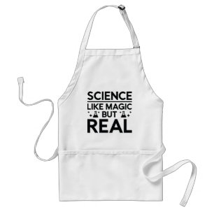 Als magie maar dan echt standaard schort