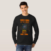 Als magie maar echte wetenschap grappige uitsprake t-shirt (Voorkant volledig)