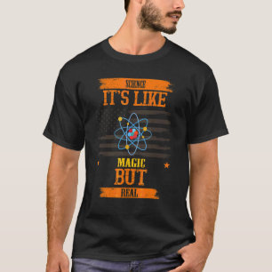 Als magie maar echte wetenschap grappige uitsprake t-shirt