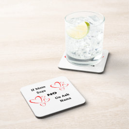 Als mama nee zegt, vraag dan Nana op een Bier Onderzetter