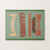 Als mama nee zegt, vraag dan om oma. puzzel legpuzzel (Horizontaal)