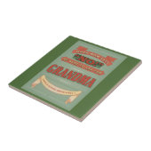 Als mama nee zegt, vraag dan om oma. Tegel Tegeltje (Zijkant)