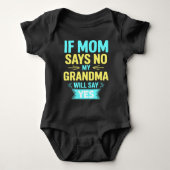 Als mama nee zegt, zegt oma ja romper (Voorkant)