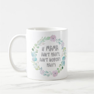 Als mama niet blij is met Floral Wreath Koffiemok