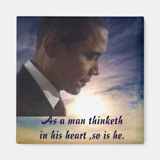 Als man Thinketh_Magnet Magneet (Voorkant)