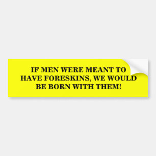 ALS MANNEN BEDOELD WAREN OM BOSBOUW TE HEBBEN... BUMPERSTICKER