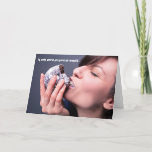 Als mannen zo goed waren als donuts leuk wenskaart kaart