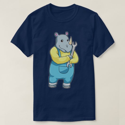 als Mechanisch met Moersleutel T-shirt (Design voorkant)