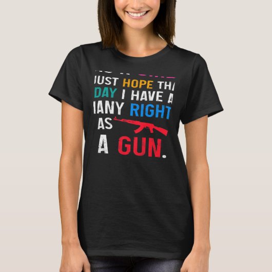 Als meisje hoop ik dat ik ooit als man heb t-shirt (Voorkant)