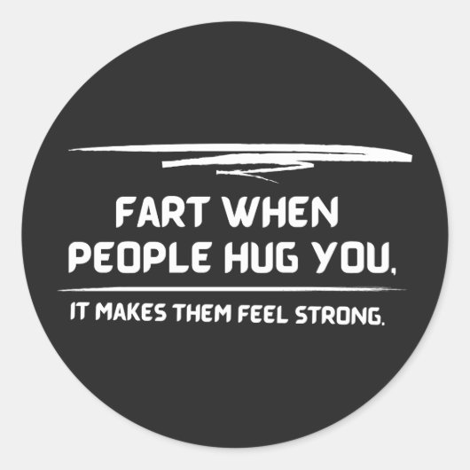 Als mensen je beklagen maakt het hen sterk ronde sticker (Voorkant)