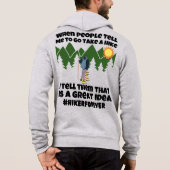 Als mensen me vertellen dat ik een geweldig idee m hoodie (Achterkant)