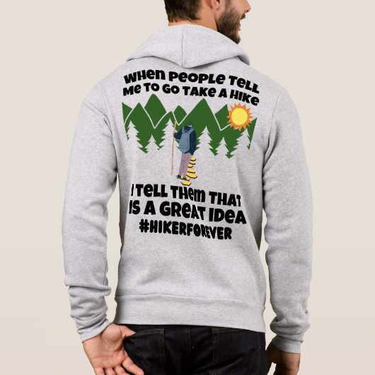 Als mensen me vertellen dat ik een geweldig idee m hoodie (Achterkant)