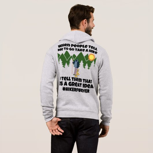 Als mensen me vertellen dat ik een geweldig idee m hoodie (Achterkant volledig)